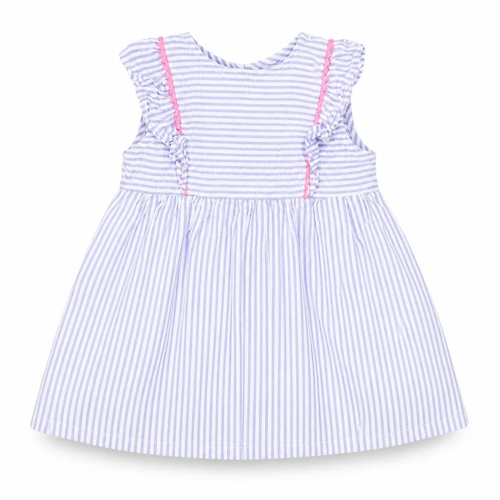 Lullaby Baby Blue Striped  A-Line  Size 0-3 Months