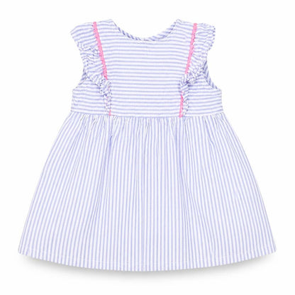 Lullaby Baby Blue Striped  A-Line  Size 0-3 Months