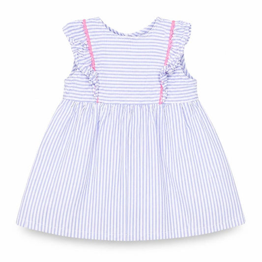 Lullaby Baby Blue Striped  A-Line  Size 0-3 Months
