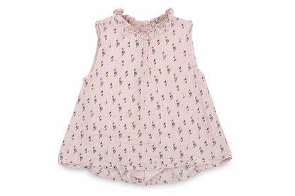 Fearne Girls Pink Geometric  Basic Blouse Size 2-3 Years