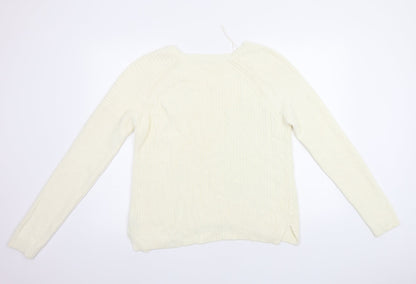 TU Womens Ivory   Pullover Jumper Size 12