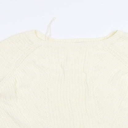 TU Womens Ivory   Pullover Jumper Size 12