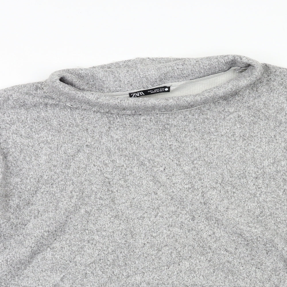 Womens UK Size L Zara Grey Pullover Jumper