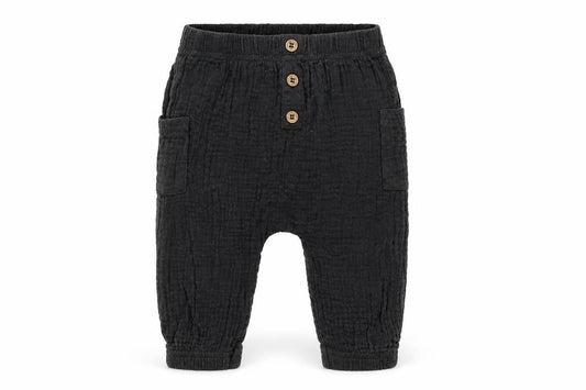 Front view of Tu Baby Green Jogger Trousers, size 0-3, Months