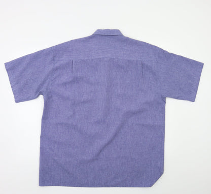 Mens UK Size L Batexsa   Button-Up Short Sleeve Casual Shirt