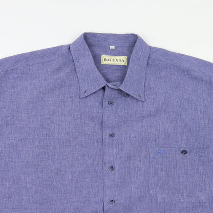 Mens UK Size L Batexsa   Button-Up Short Sleeve Casual Shirt