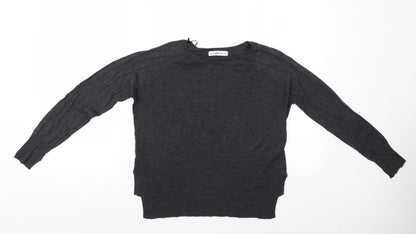 Womens UK Size S Zara Grey Pullover Jumper