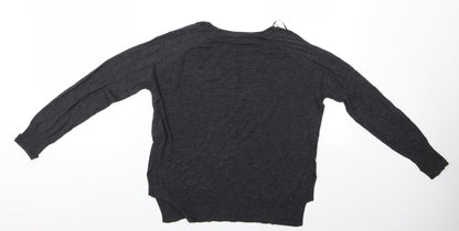 Womens UK Size S Zara Grey Pullover Jumper