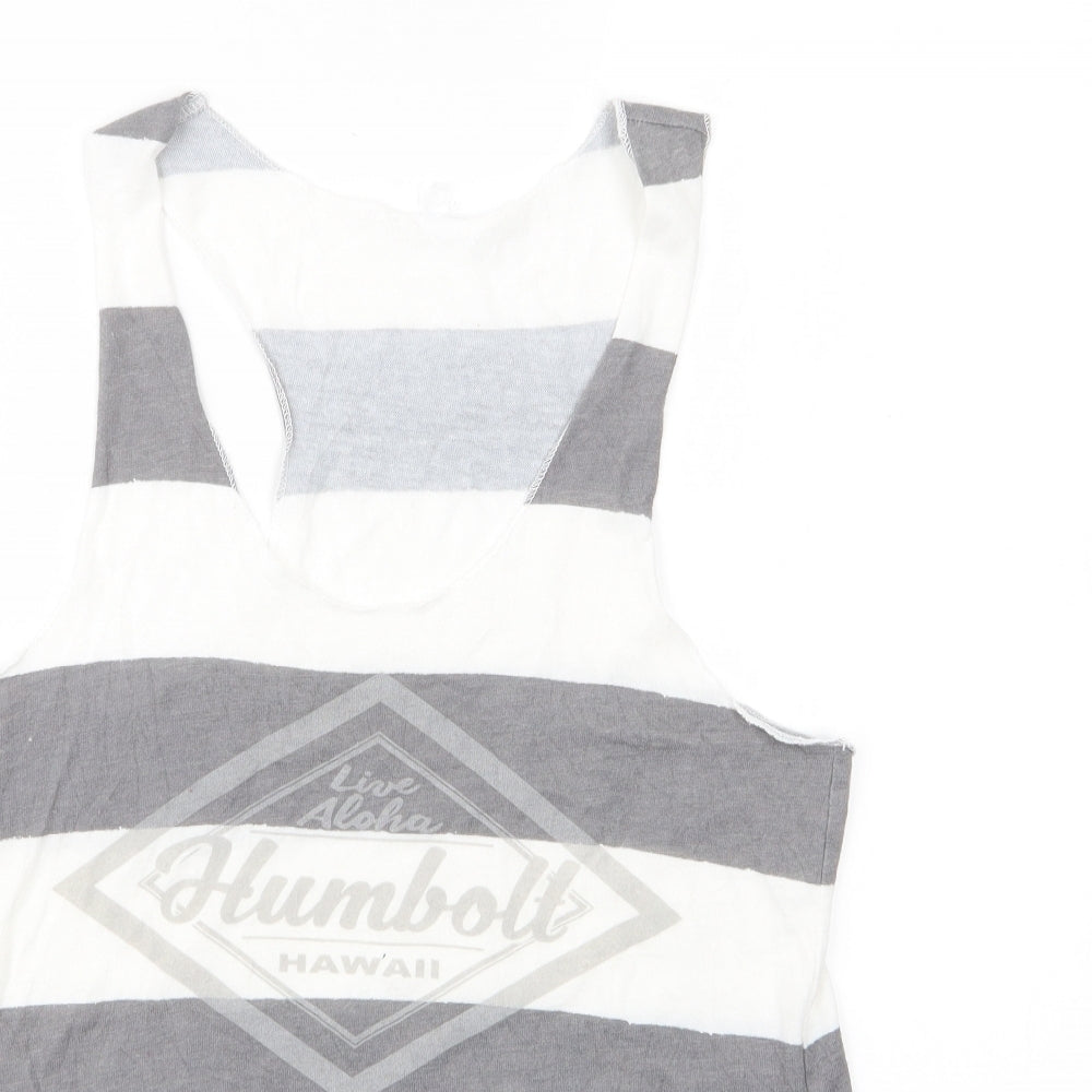 Humbolt Womens Multicoloured Striped  Basic T-Shirt   - Humbolt