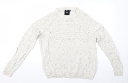 ASOS Mens Ivory   Pullover Jumper Size M  - ASOS