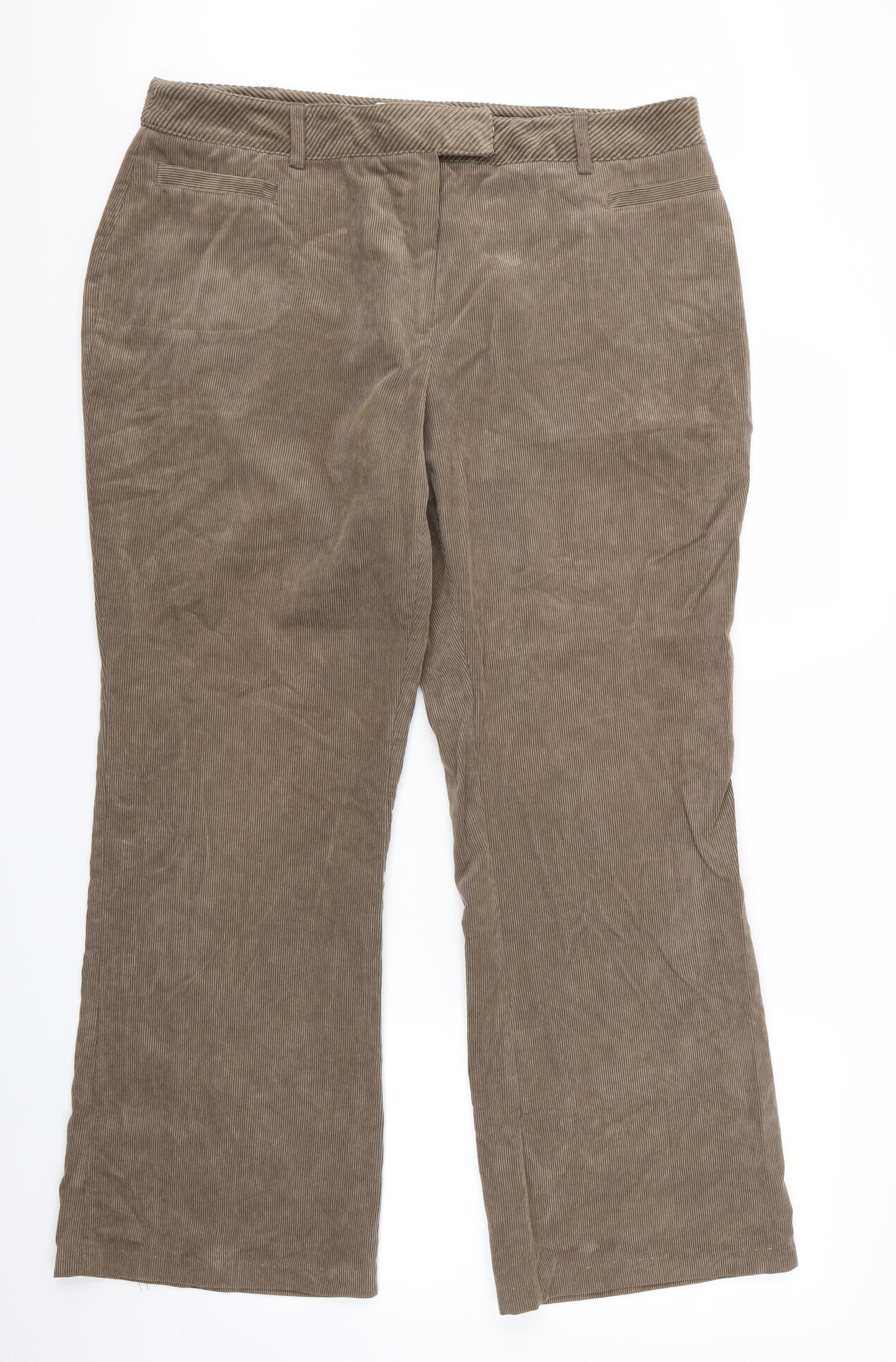 Womens UK Size 18 Klass Regular Fit  Brown Trousers