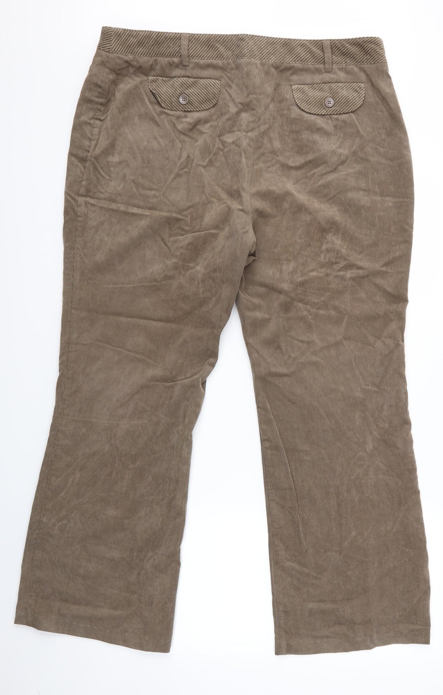 Womens UK Size 18 Klass Regular Fit  Brown Trousers