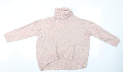Womens UK Size M New Look Pink Pullover Jumper