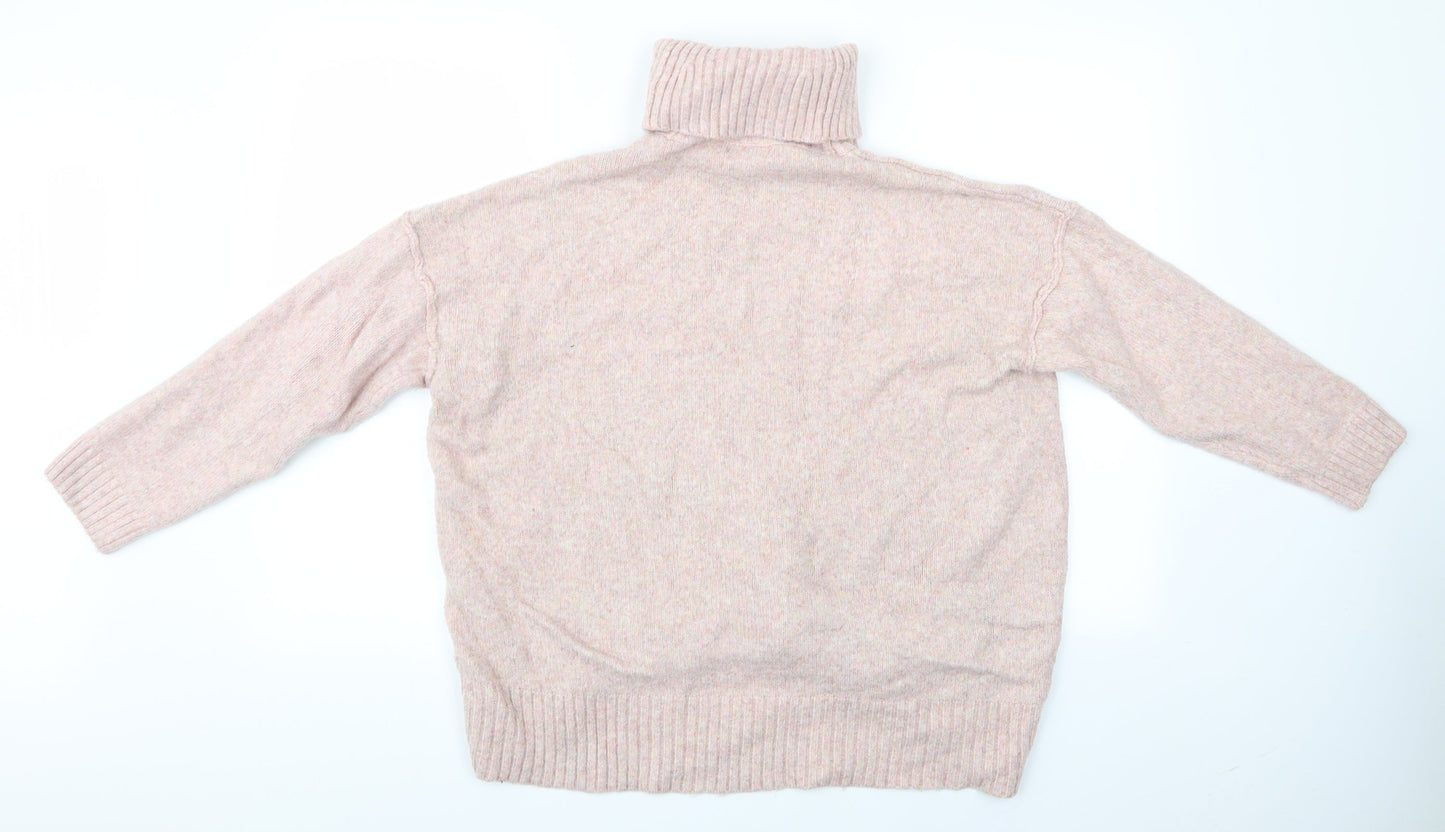 Womens UK Size M New Look Pink Pullover Jumper