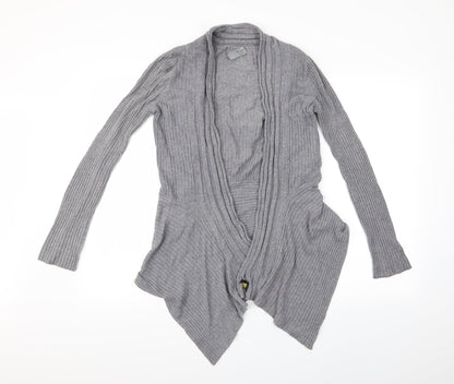 Womens UK Size  Preworn Grey Cardigan Jumper