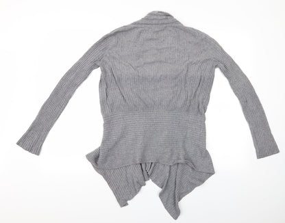 Womens UK Size  Preworn Grey Cardigan Jumper