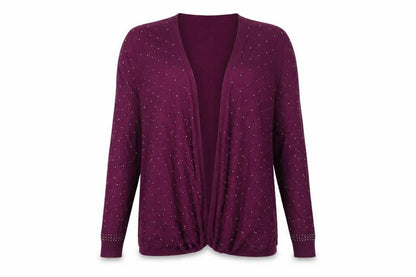 Womens UK Size 12 River Island Purple Cape Jumper