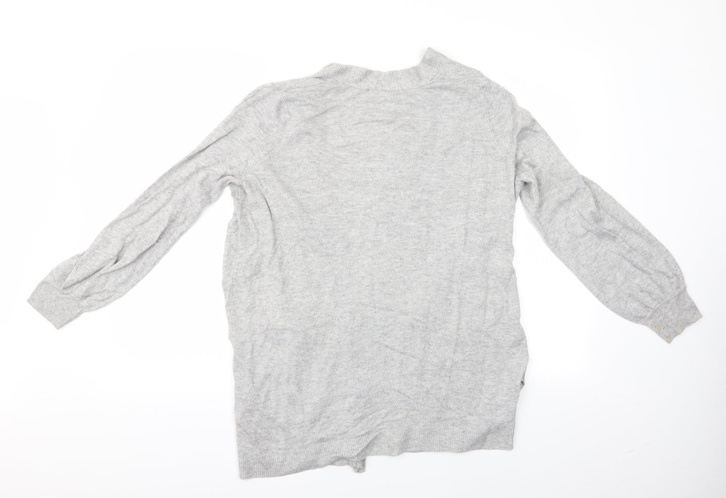 Womens UK Size M Marks and Spencer Grey Cardigan Jumper