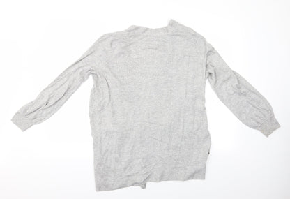 Womens UK Size M Marks and Spencer Grey Cardigan Jumper