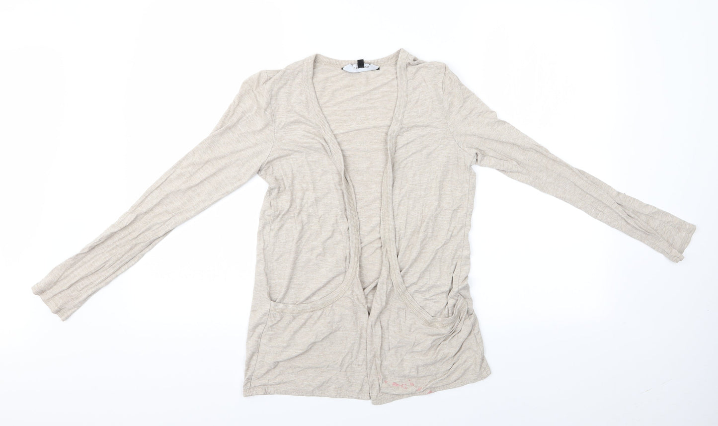 Womens UK Size 10 New Look Beige Cardigan Jumper