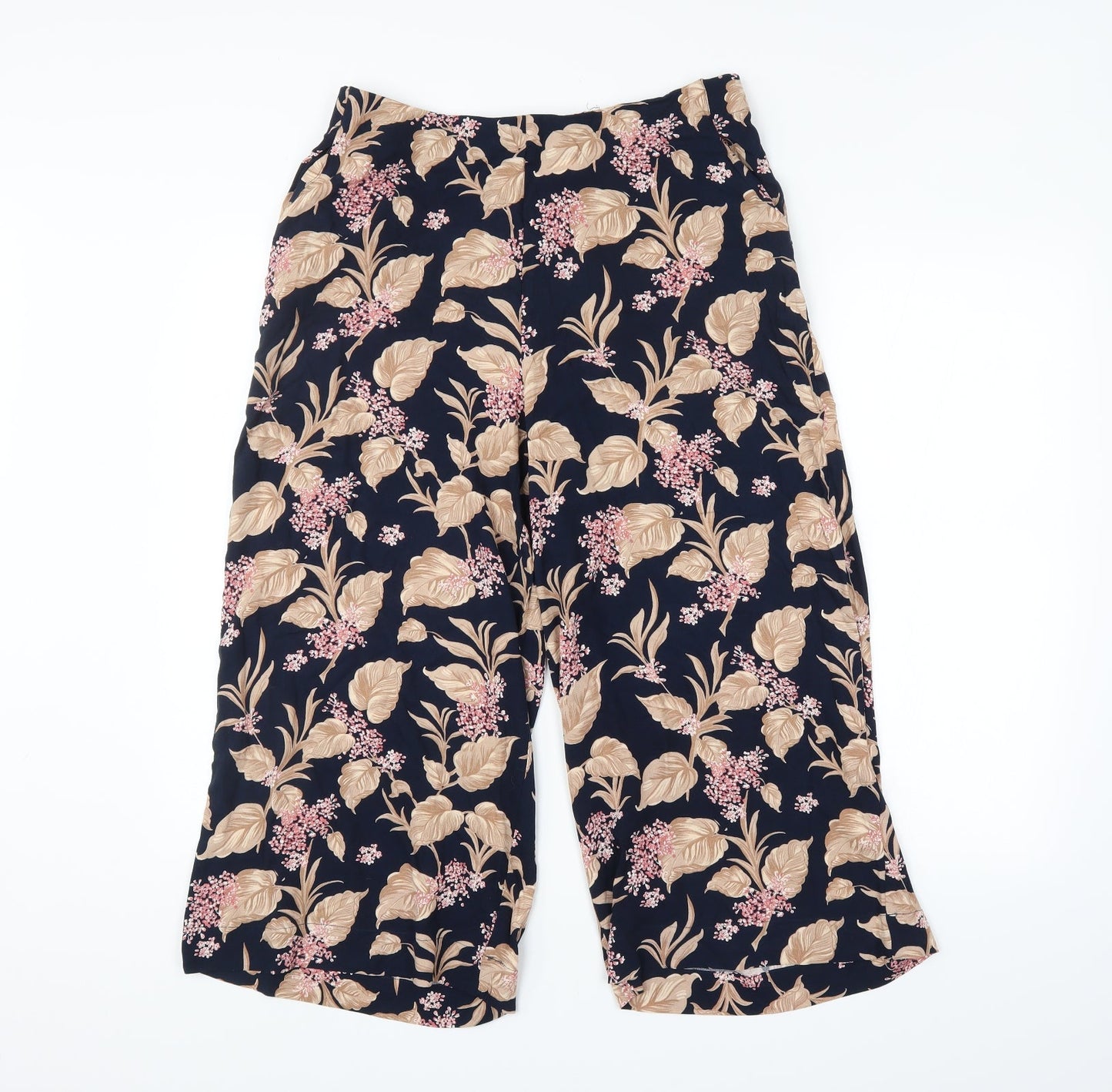 MNG Womens Multicoloured Floral  Bloomer Trousers Size L L24 in