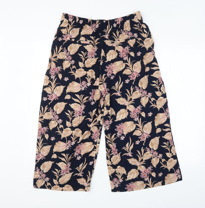 MNG Womens Multicoloured Floral  Bloomer Trousers Size L L24 in