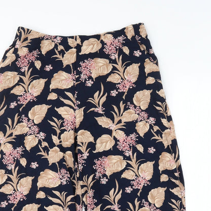 MNG Womens Multicoloured Floral  Bloomer Trousers Size L L24 in