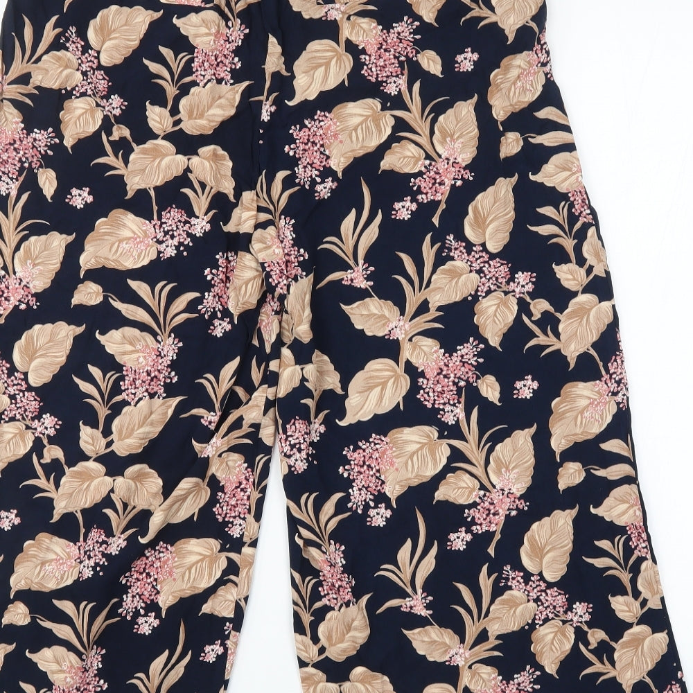 MNG Womens Multicoloured Floral  Bloomer Trousers Size L L24 in