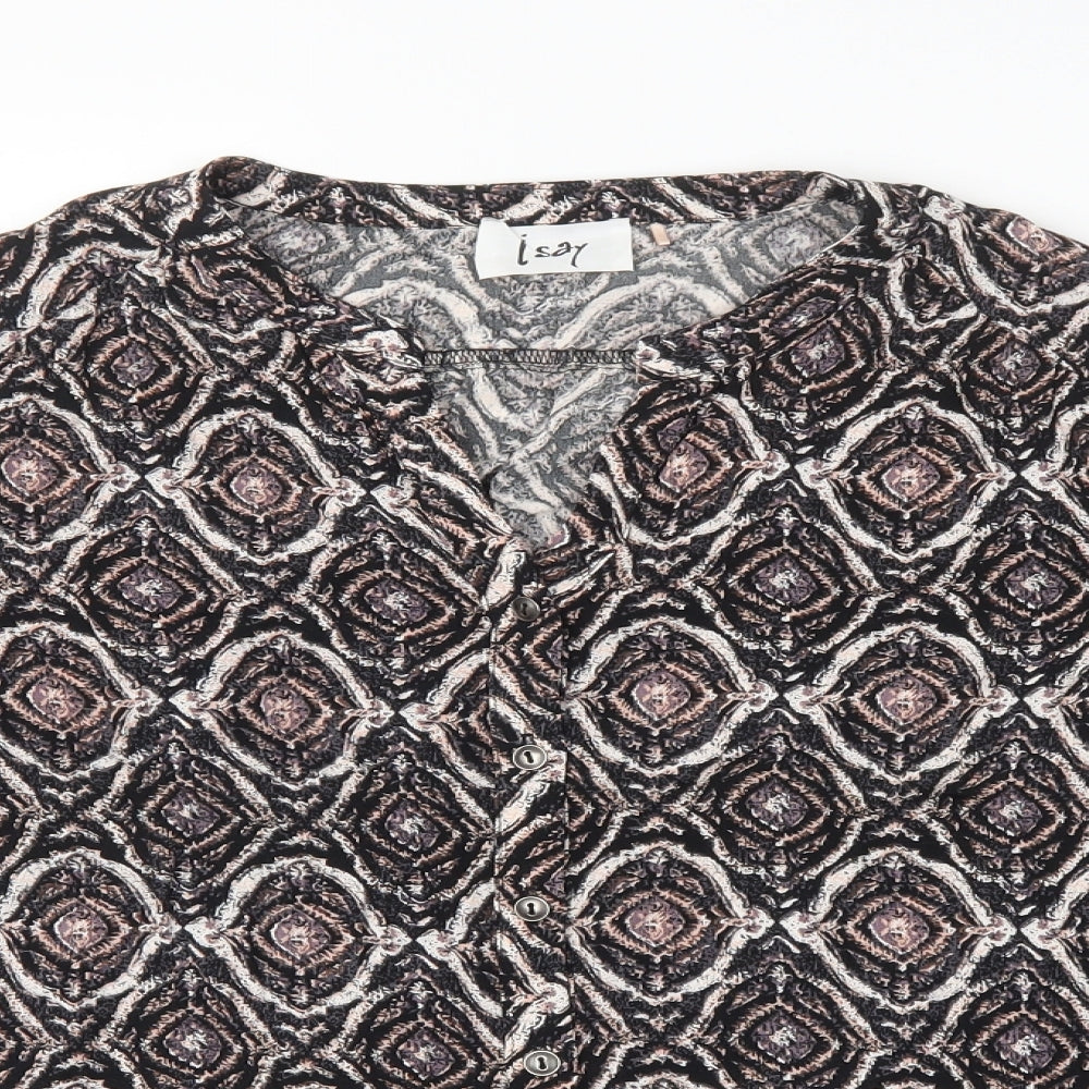 Womens UK Size M Preworn Multicoloured Basic Blouse