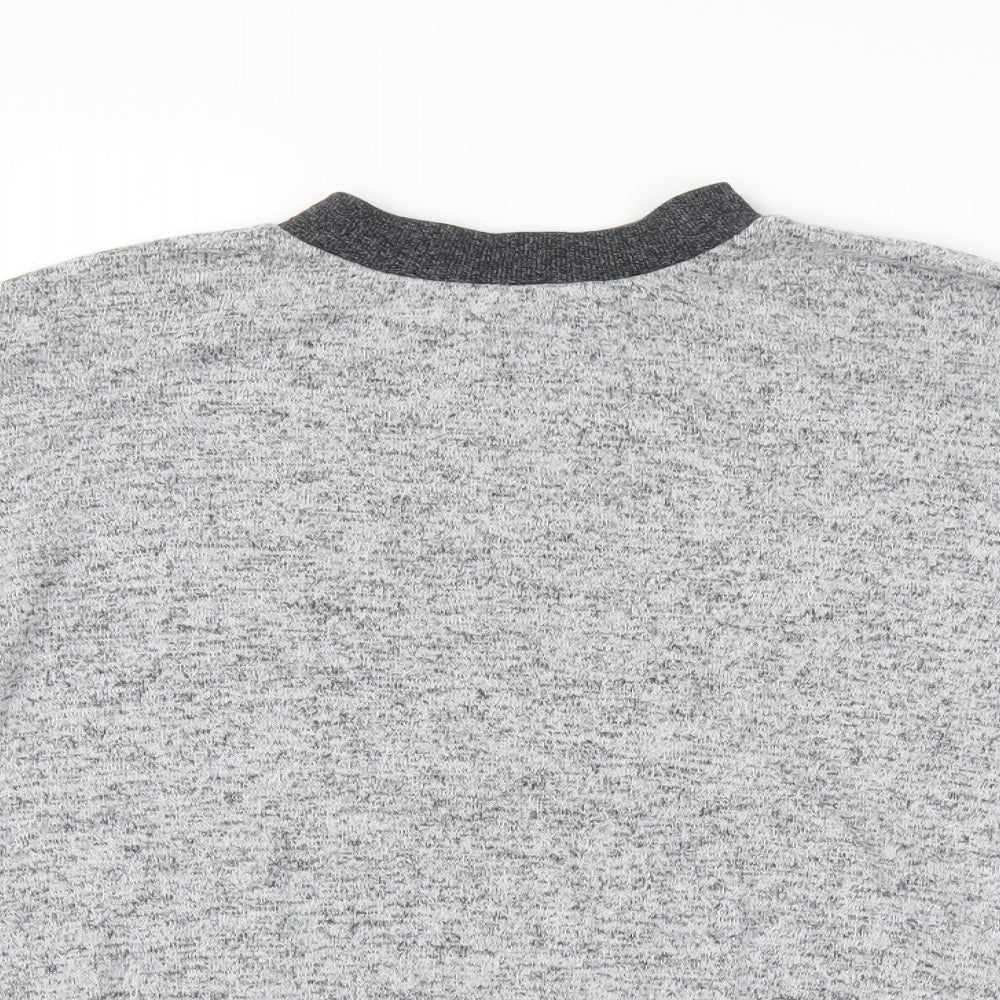 Womens UK Size 10 Topshop Grey Pullover Jumper