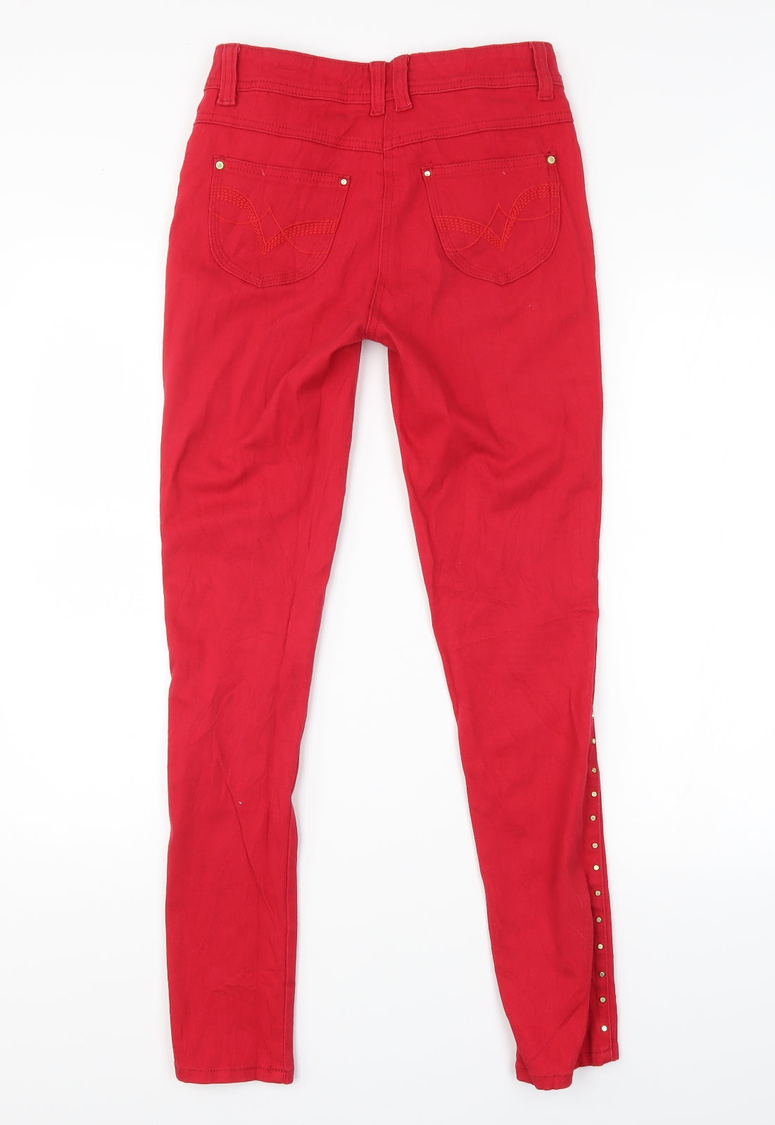 George Womens Red   Skinny Jeans Size 8 L30 in