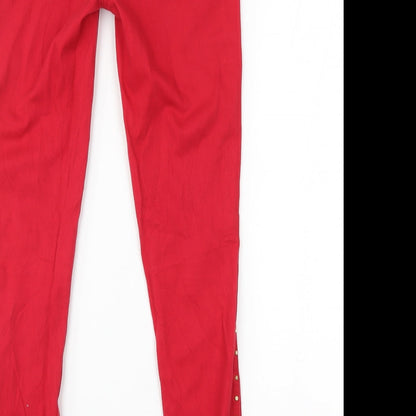 George Womens Red   Skinny Jeans Size 8 L30 in