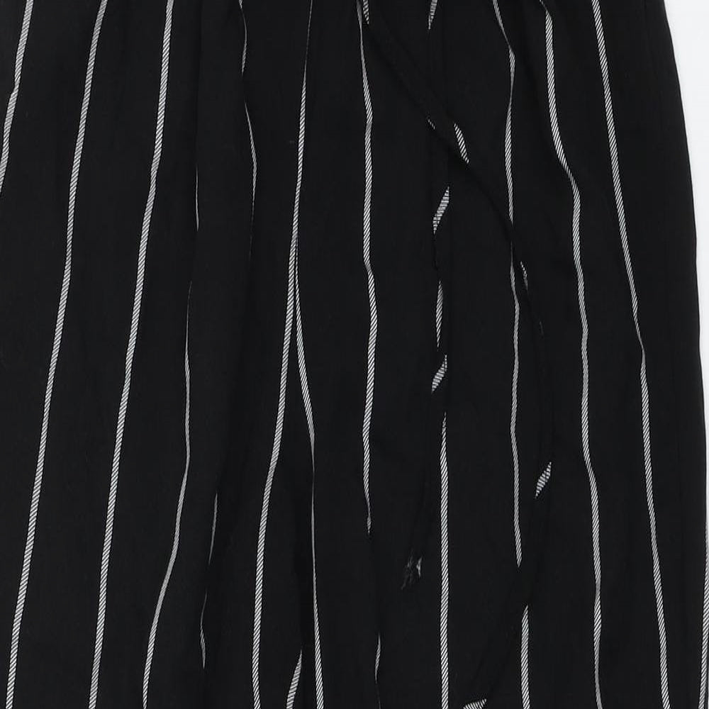 Womens UK Size 6 PRETTYLITTLETHING Regular Fit  Black Trousers