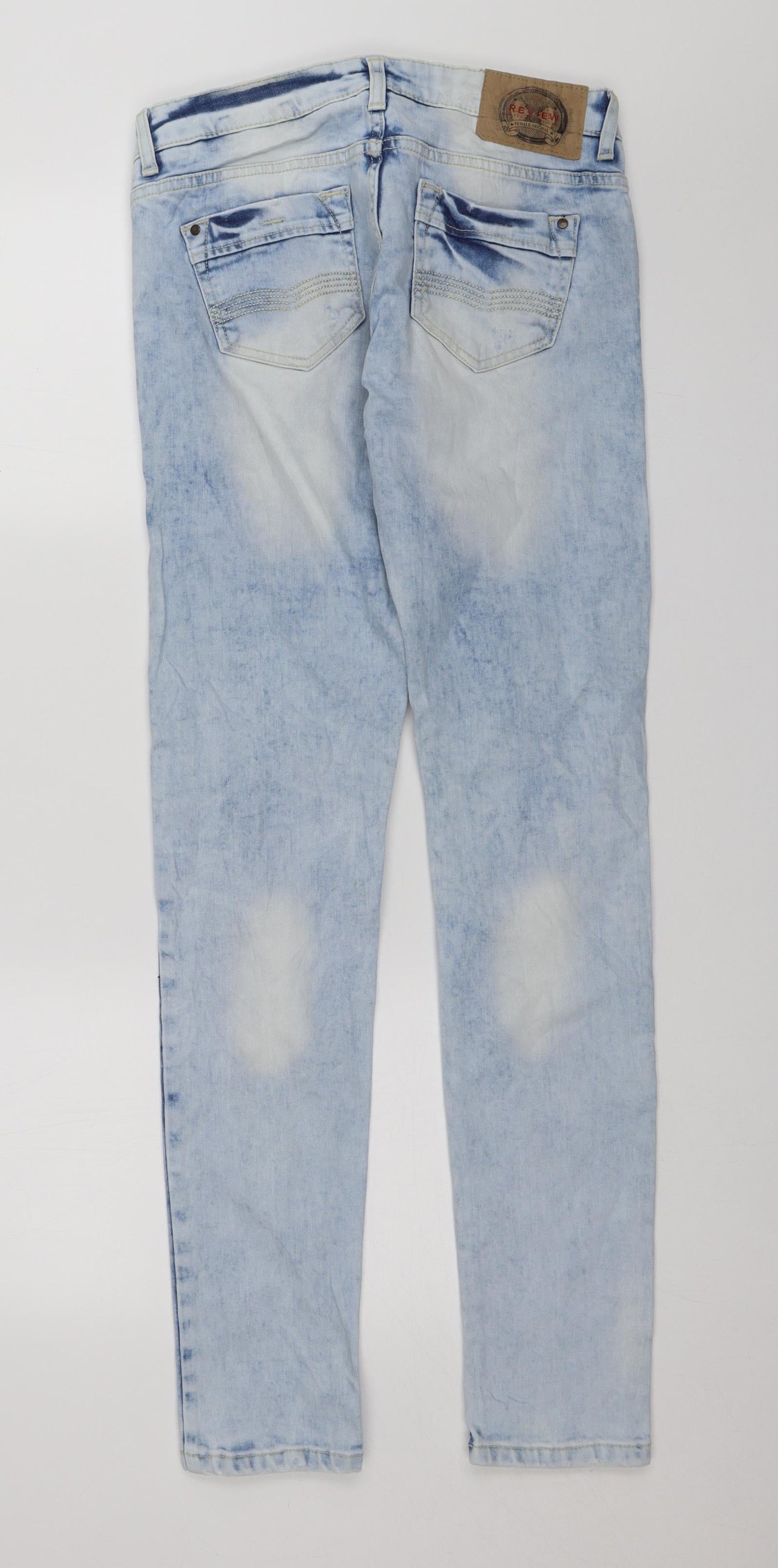 Review Womens Blue   Skinny Jeans Size 29 in L31 in
