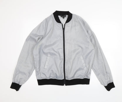 PRETTYLITTLETHING Womens Grey   Jacket  Size 16
