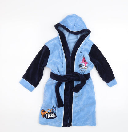 Mothercare Boys Blue Solid   Robe Size 2-3 Years  - Mr Men
