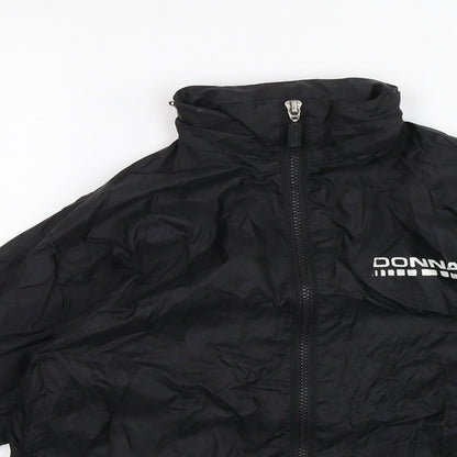 Donnay Boys Black   Rain Coat Jacket Size 5-6 Years