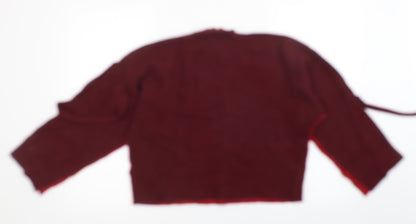Autograph Womens Red   Pullover Jumper Size 8