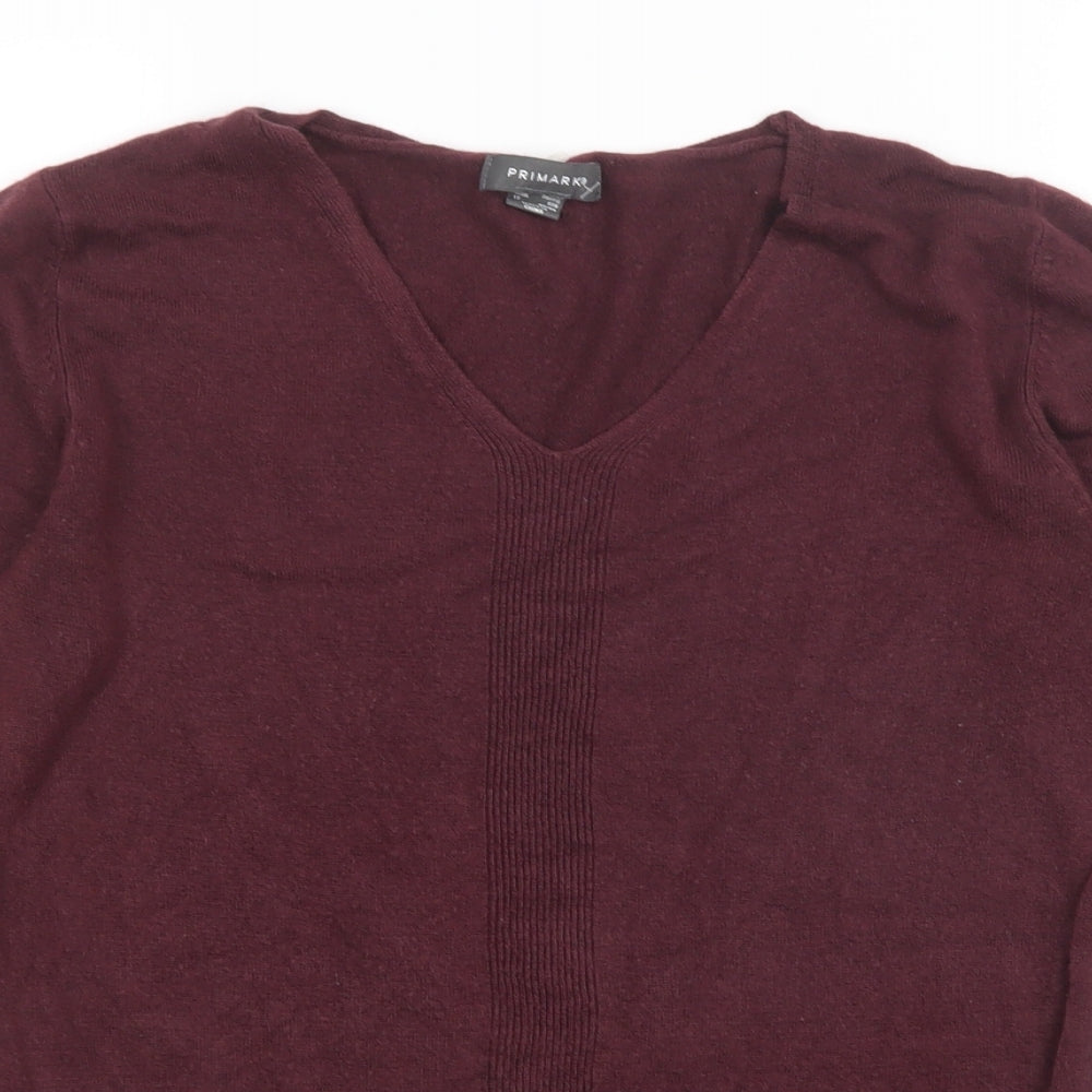 Primark Womens Purple   Pullover Jumper Size S