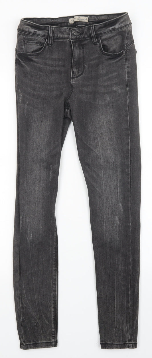 denim co Womens Black   Skinny Jeans Size 10 L30 in