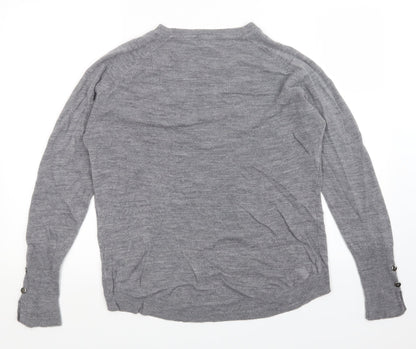 Primark Womens Grey   Pullover Jumper Size M
