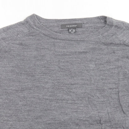 Primark Womens Grey   Pullover Jumper Size M