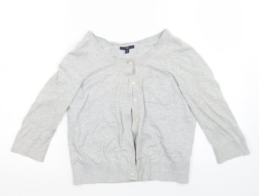 Gap Womens Grey   Cardigan Jumper Size M