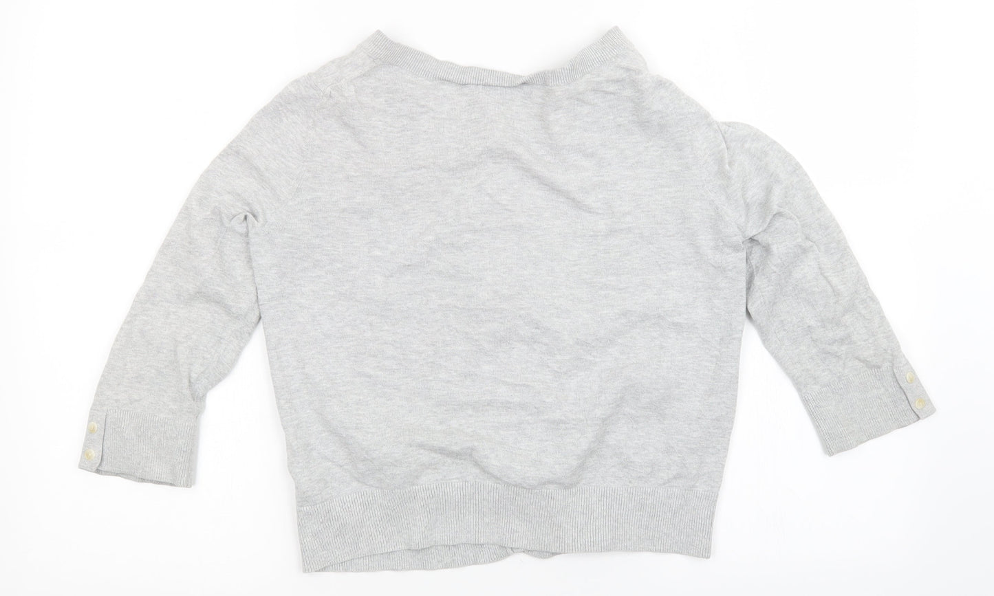 Gap Womens Grey   Cardigan Jumper Size M