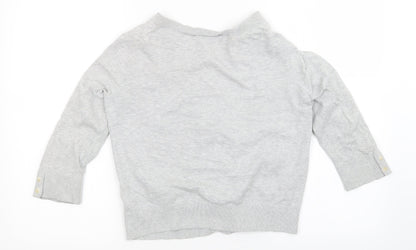 Gap Womens Grey   Cardigan Jumper Size M