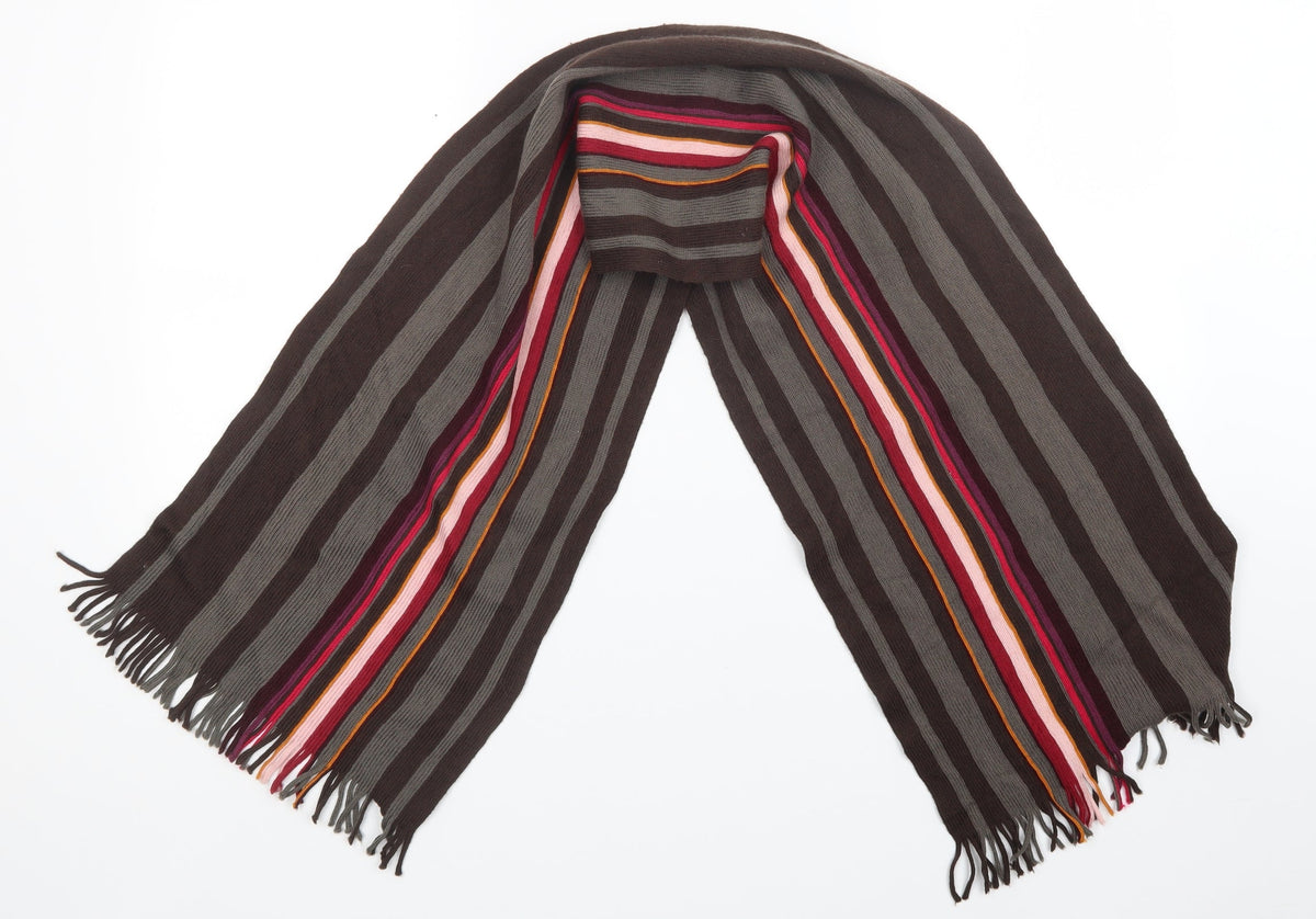 Preworn Womens Multicoloured Striped   Scarf