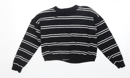 New Look Girls Multicoloured Striped  Pullover Jumper Size 14-15 Years