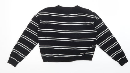 New Look Girls Multicoloured Striped  Pullover Jumper Size 14-15 Years