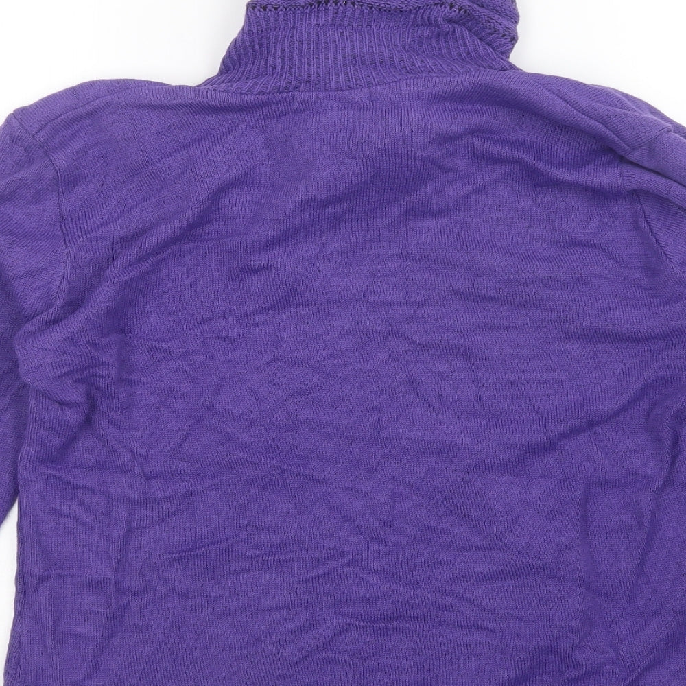 Envy Womens Purple   Pullover Jumper Size M