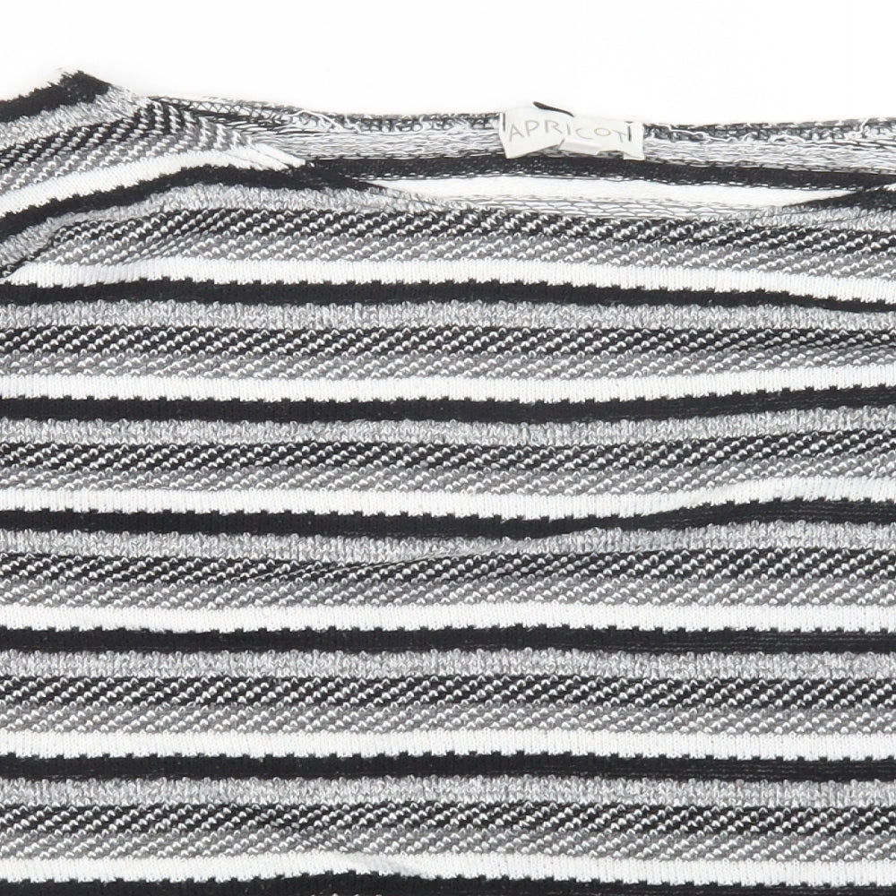 Apricot Womens Multicoloured Striped  Pullover Jumper Size 14